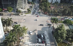 Hà Nội gấp rút hoàn thiện nút giao Lê Văn Lương - Nguyễn Tuân