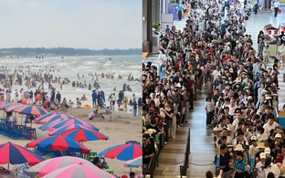 Cảnh tượng đông nghịt ngày 1/5 ở các điểm du lịch khắp cả nước, một nơi giữ vững độ hot