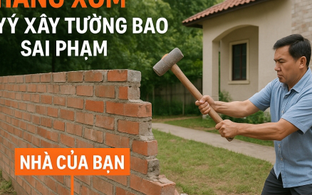 Hàng xóm xây tường lấn đất, gia chủ có quyền tự tháo dỡ không?