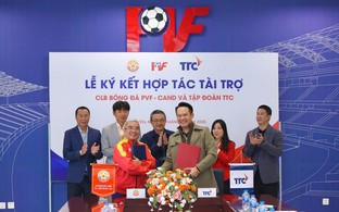 Tập đoàn TTC ký kết hợp tác tài trợ với CLB Bóng đá PVF - CAND