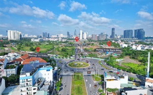 Tấp nập thi công 4 tuyến đường huyết mạch tại Thủ Thiêm