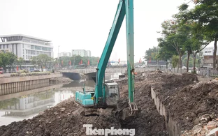 Dự án dẫn nước lưu vực sông Tô Lịch hơn 680 tỷ gặp khó trong việc tìm bãi đổ đất thải