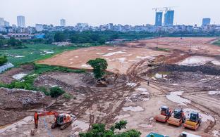 Depot Xuân Đỉnh tăng tốc sau 9 tháng thi công