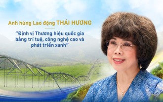 Anh hùng Lao động Thái Hương: Định vị Thương hiệu quốc gia bằng trí tuệ, công nghệ cao và phát triển xanh