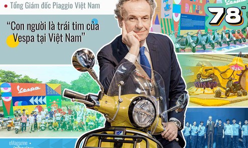 Tổng Giám đốc Piaggio Việt Nam: "Con người là trái tim của thương hiệu Vespa tại Việt Nam"