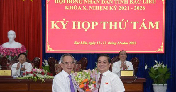 Giám đốc Sở Kế hoạch Đầu tư làm Phó Chủ tịch UBND tỉnh Bạc Liêu