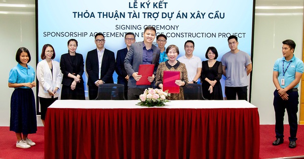 Kusto Home ký kết tài trợ dự án xây cầu cùng Hope Foundation