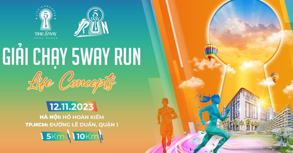 Vinhomes tổ chức giải chạy 5Way Run tại Hà Nội và TP. Hồ Chí Minh