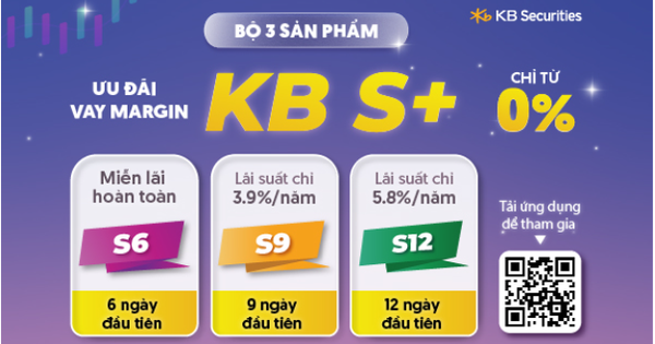 Chứng khoán KB Việt Nam ra mắt chương trình miễn lãi suất margin cho khách hàng