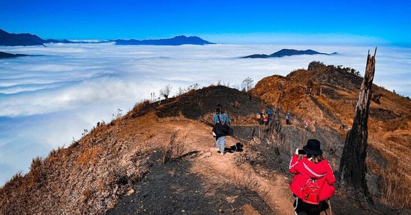 Vi vu "nóc nhà" Y Tý, ngắm trọn tuyệt tác hoàng hôn trên đỉnh núi cao hơn 2.500m