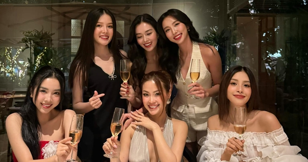 Khung hình hot nhất hôm nay: Hội 6 nàng hậu bị đồn nghỉ chơi, Thuỳ Tiên - Tiểu Vy không sexy bằng 1 người