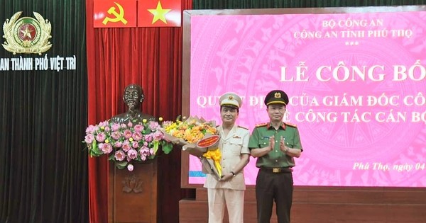 Điều động, bổ nhiệm cán bộ chủ chốt ở công an 3 tỉnh, thành