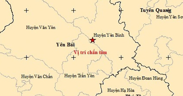 Động đất ở Yên Bái