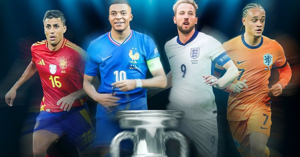 Chính thức: Danh tính 4 đội tuyển lọt vào bán kết Euro 2024 và lịch thi đấu không thể bỏ qua