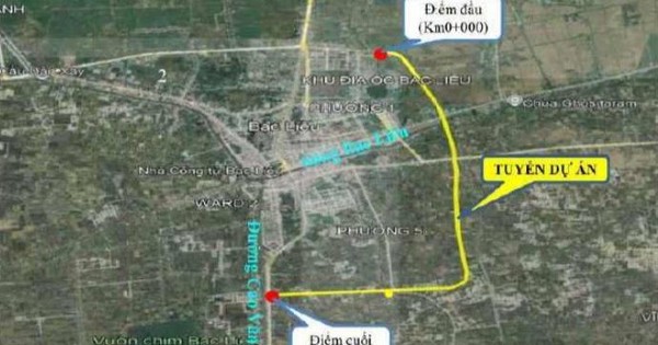 Gần 1.500 tỷ đồng làm 15 km đường vành đai ở Bạc Liêu