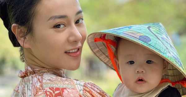 Biểu cảm gây chú ý của quý tử nhà shark Bình - Phương Oanh