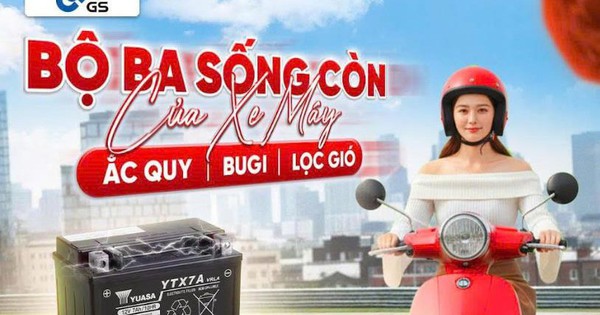 Ắc quy xe máy GS: Bền bỉ, ổn định, khởi động mạnh mẽ trên mọi cung đường