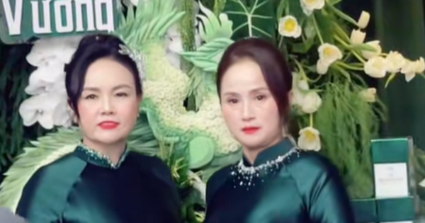 Phu nhân Chủ tịch tập đoàn Sơn Hải diện áo dài đôi với mẹ Hoa hậu Đỗ Hà