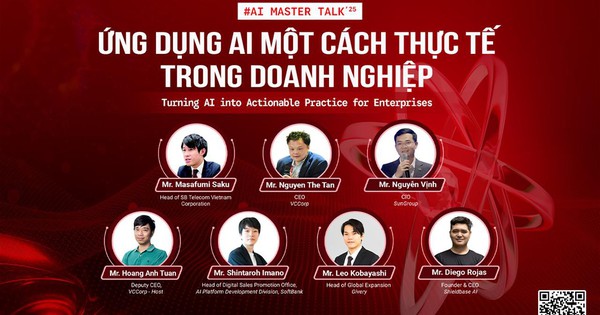 VCCorp kết hợp SoftBank tổ chức sự kiện "Ứng dụng AI một cách thực tế trong doanh nghiệp"