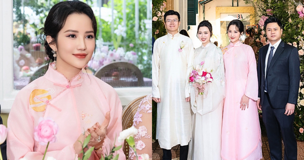 Nhan sắc bà xã Phan Thành trong lễ cưới của em chồng thiếu gia và tiểu thư nghìn tỷ