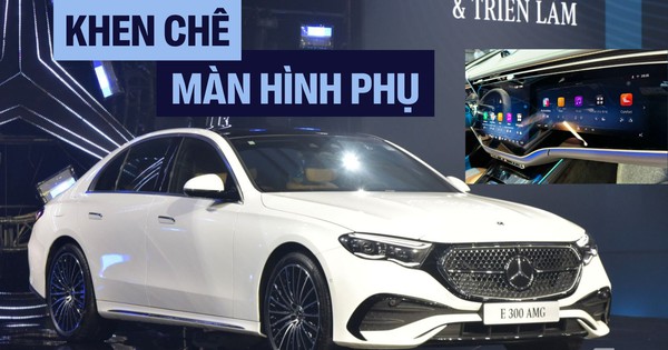 Mercedes-Benz E-Class thêm màn hình ghế phụ: Chuyên gia nói dễ mất tập trung, chủ xe khen vì phục vụ gia đình