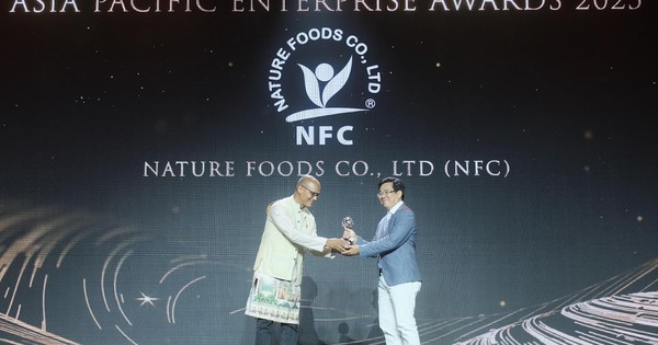 Thắng giải thương hiệu truyền cảm hứng - Nature Foods khẳng định vị thế ngành công nghệ thực phẩm