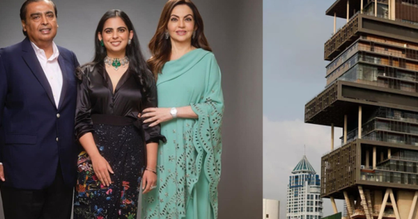 Toàn cảnh dinh thự của gia tộc giàu nhất Ấn Độ khiến 1,7 tỷ dân phải ngửa cổ nhìn