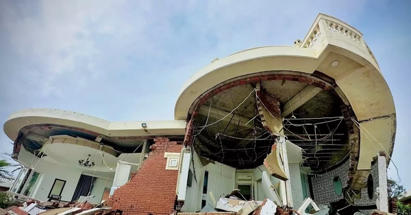 Vụ loạt villa đổ sập sau bão số 10: Chủ đầu tư dự án nói gì?