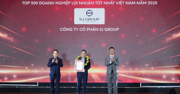 SJ Group được vinh danh trong Top 500 Doanh nghiệp lợi nhuận tốt nhất Việt Nam năm 2025