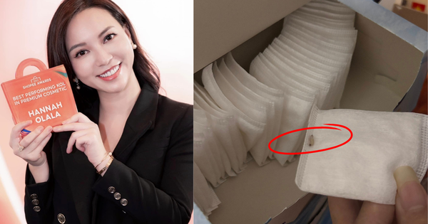 Toàn cảnh vụ bông tẩy trang có dòi mua trên livestream Hannah Olala