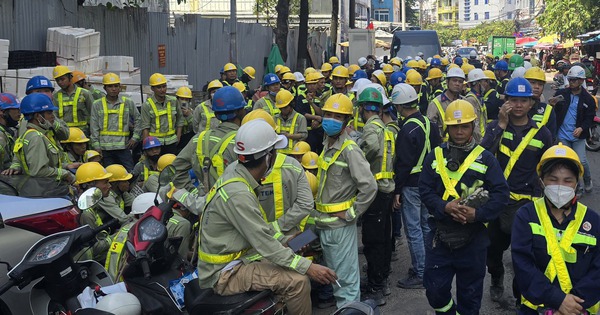 Cháy tại công trường cao ốc phức hợp Nguyễn Kim, hàng trăm công nhân sơ tán khẩn cấp
