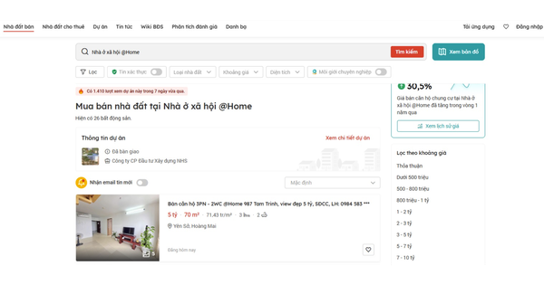 Bắc Ninh: Kiểm tra việc nhận tiền cọc, thu tiền chênh mua bán nhà ở xã hội