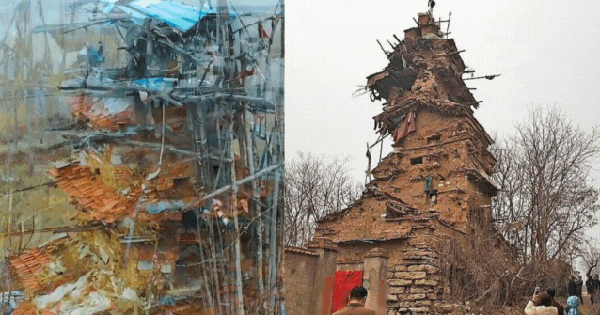 "Lâu đài kỳ dị" 7 tầng, cao 18m, xây bằng quần áo rách của gã điên cất giấu nhiều đau thương