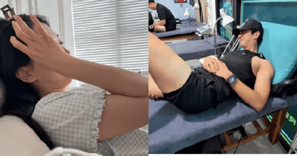 Á hậu Phương Nga khóc nức nở khi thấy Bình An đau đớn vì chấn thương thể thao