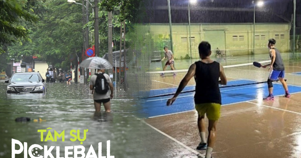 Hà Nội ngập trong mưa nhưng chủ sân pickleball không cho khách hủy lịch: Chuyện vô lý hay “quy tắc” kinh doanh?