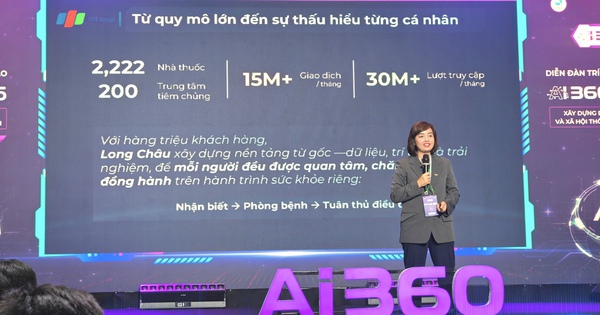 Hệ thống nhà thuốc & tiêm chủng Long Châu chia sẻ chiến lược cá nhân hóa hành trình chăm sóc sức khỏe người Việt bằng AI tại AI360