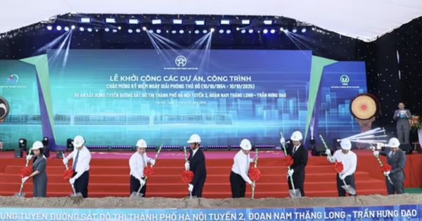 Khởi công xây dựng tuyến metro tổng vốn hơn 35.600 tỉ đồng ở Hà Nội