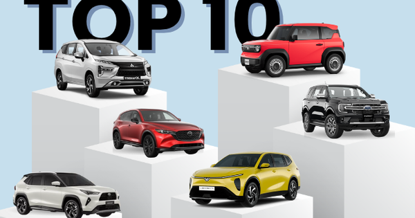 Top ô tô bán chạy nhất tháng 10/2025: VinFast chiếm nửa bảng, chỉ 1 mẫu xe xăng lọt top 5