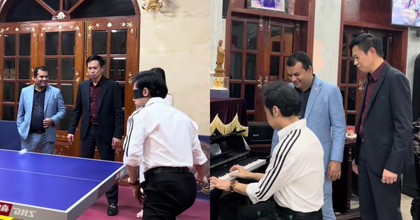 Ngọc Sơn bịt mắt làm 1 việc trong biệt thự dát vàng, khách nước ngoài trầm trồ