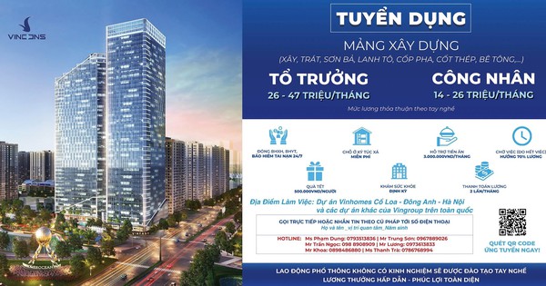 TGĐ công ty xây dựng của Vingroup viết tâm thư: Mời gọi công nhân "dựng xây công trình xứng tầm" với thu nhập tới 47 triệu/tháng