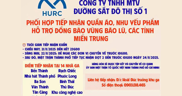 Danh sách 15 điểm nhận hàng cứu trợ cho đồng bào vùng lũ tại TP HCM: Người dân có thể mang quần áo, nhu yếu phẩm đến đâu?
