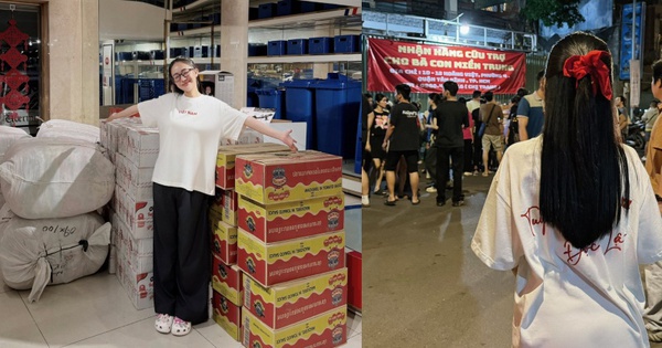 Ái nữ nhà Minh Nhựa - mẹ 4 con Joyce Phạm tất bật chuẩn bị các thùng nhu yếu phẩm gửi vào miền Trung, hỗ trợ bà con vùng lũ