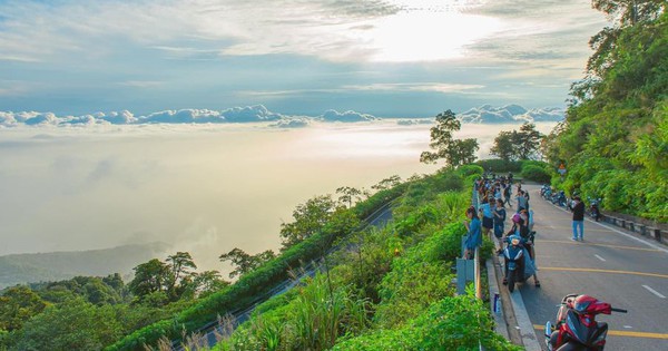 Cảnh tượng ngay lúc này ở Ba Vì, Hà Nội: Du khách trầm trồ nhận xét "Cả năm chỉ có 1 lần!"