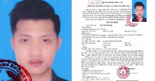 Khởi tố, truy nã Ngô Văn Phương sinh năm 1999