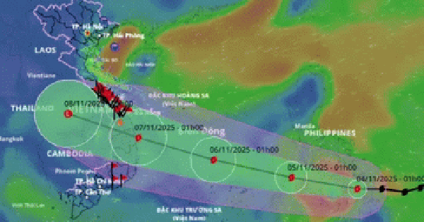 Tin bão khẩn cấp (cơn bão Kalmaegi): Di chuyển nhanh, được nhận định mạnh tương tự Damrey 2017 và Molave 2020