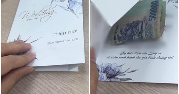 Mới đi làm được 2 ngày, cô gái nhận được thiệp cưới kẹp tờ 500 nghìn đồng cùng một lời dặn