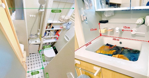 Căn hộ của người phụ nữ 37 tuổi gây sốt vì phòng tắm chỉ 1,4m² mà sang chảnh hơn cả khách sạn 5 sao