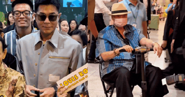 2 "ông trùm Cbiz" đổ bộ Tân Sơn Nhất: "Dương Quá" Cổ Thiên Lạc lộ nhan sắc thật, "đại ca" Hồng Kim Bảo phải ngồi xe lăn!