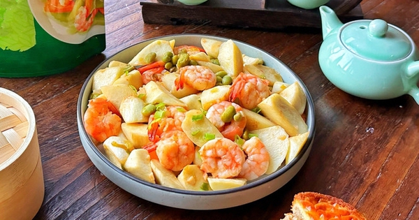 Loại "rau" này đang vào mùa, dùng xào với tôm và đậu nành vừa ngon miệng lại giúp giải độc gan, bồi bổ cơ thể