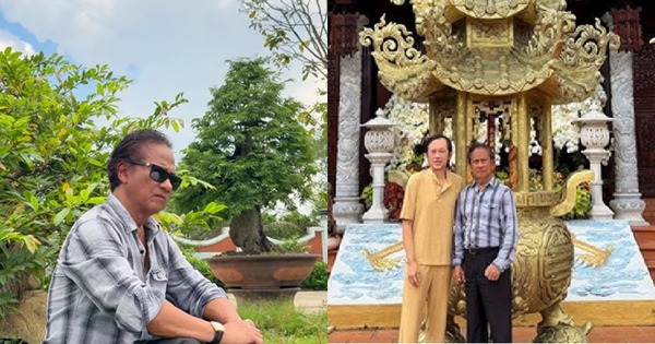 Chế Linh về Việt Nam, thăm nhà thờ Tổ của Hoài Linh và nói 1 điều